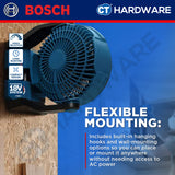 Bosch PRO GVF 18V-400 Cordless Jobsite Fan 18V 400m³/h Solo [06019U1480]