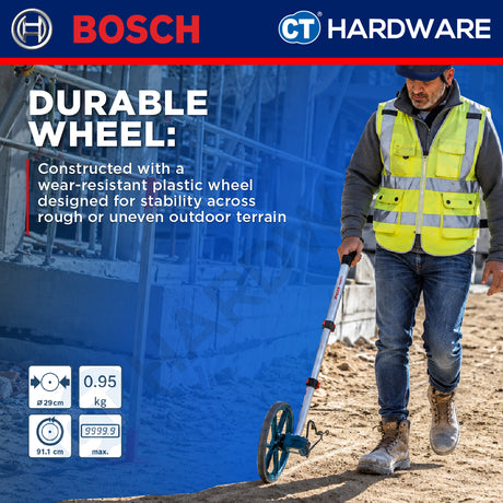 Bosch PRO GWM29-11 Measuring Wheel 292.1mm 9999.9m [06010740F0]