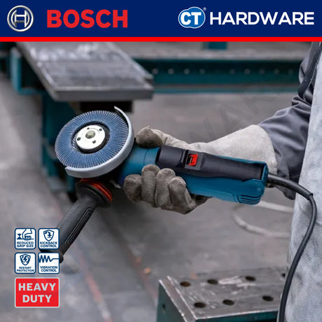 Bosch GWS12125P Corded Angle Grinder 5" | 125MM | 1200W | M14 | 11,000RPM With Speed Control