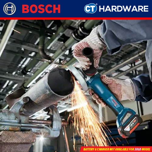 Bosch GWS 18V-10 P Professional Cordless Angle Grinder 18V 4" 100mm | SOLO | 2-Battery [06019J41K0 | GWS18V10PSOLO]