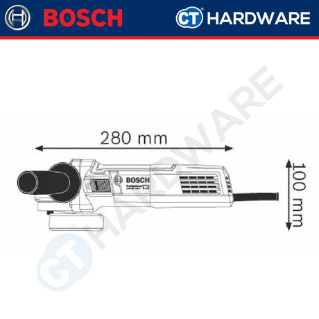 Bosch GWS 900-100 S Professional Angle Grinder 900W 4" 100mm [06013961L0 | GWS900100]