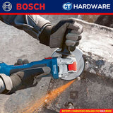 BOSCH GWX 180-LI CORDLESS BRUSHLESS ANGLE GRINDER (X-LOCK) 18V 5" 06019H91K0 WITHOUT BATTERY & CHARGER (SOLO UNIT)