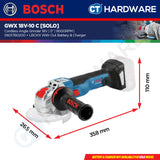 Bosch GWX 18V-10 C SOLO Cordless Angle Grinder 18V 5" with X-LOCK [GWX18V10CSOLO]