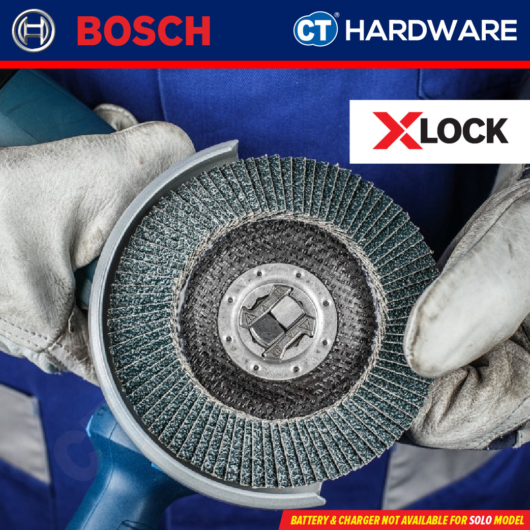 Bosch GWX 18V-10 C SOLO Cordless Angle Grinder 18V 5" with X-LOCK [GWX18V10CSOLO]