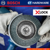 Bosch GWX 18V-10 C SOLO Cordless Angle Grinder 18V 5" with X-LOCK [GWX18V10CSOLO]