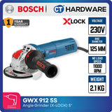 Bosch GWX 9-125 S Professional Angle Grinder 125 mm X-LOCK