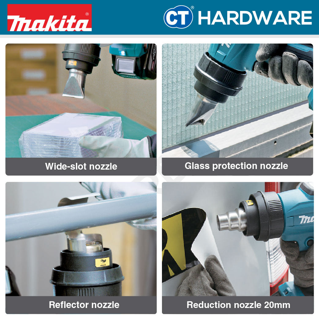 MAKITA HG001GZ02 CORDLESS HEAT GUN 40V UP TO 600°C WITHOUT BATTERY & CHARGER