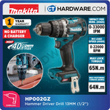 Makita HP002G XGT 40Vmax Cordless Brushless Hammer Driver Drill 13mm 65Nm