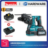 Makita HR003GM201 Cordless Brushless Combination Hammer 40Vmax | 28mm [With Battery 4.0Ah & Charger]