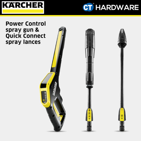 KARCHER K4 PREMIUM POWER CONTROL FLEX | HIGH PRESSURE WASHER 130BAR | 50Hz | MAX.420 L/H | CORD 5M | 8M FLEX HOSE