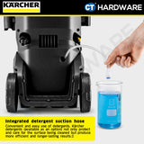 KARCHER K4 WCM HIGH PRESSURE CLEANER 1800W MAX 130BAR 7L/M (13242000) ( WATER COOLED INDUCTION ) 6M PRE HOSE [ K4WCM ]