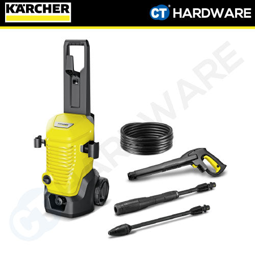 KARCHER K4 WCM HIGH PRESSURE CLEANER 1800W MAX 130BAR 7L/M (13242000) ( WATER COOLED INDUCTION ) 6M PRE HOSE [ K4WCM ]
