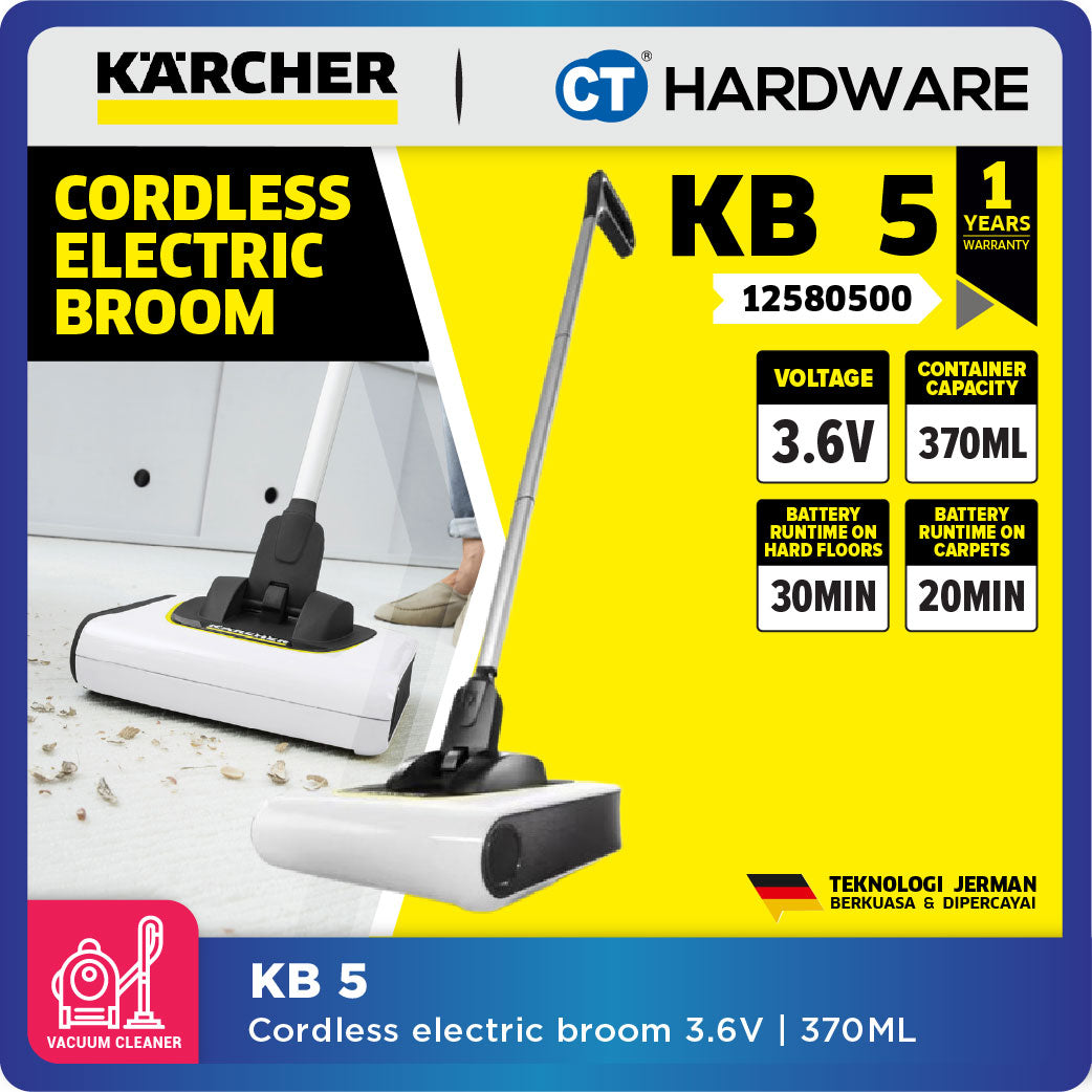 Karcher KB 5 Cordless Electric Broom 3.6V [KB5 | 12580500]
