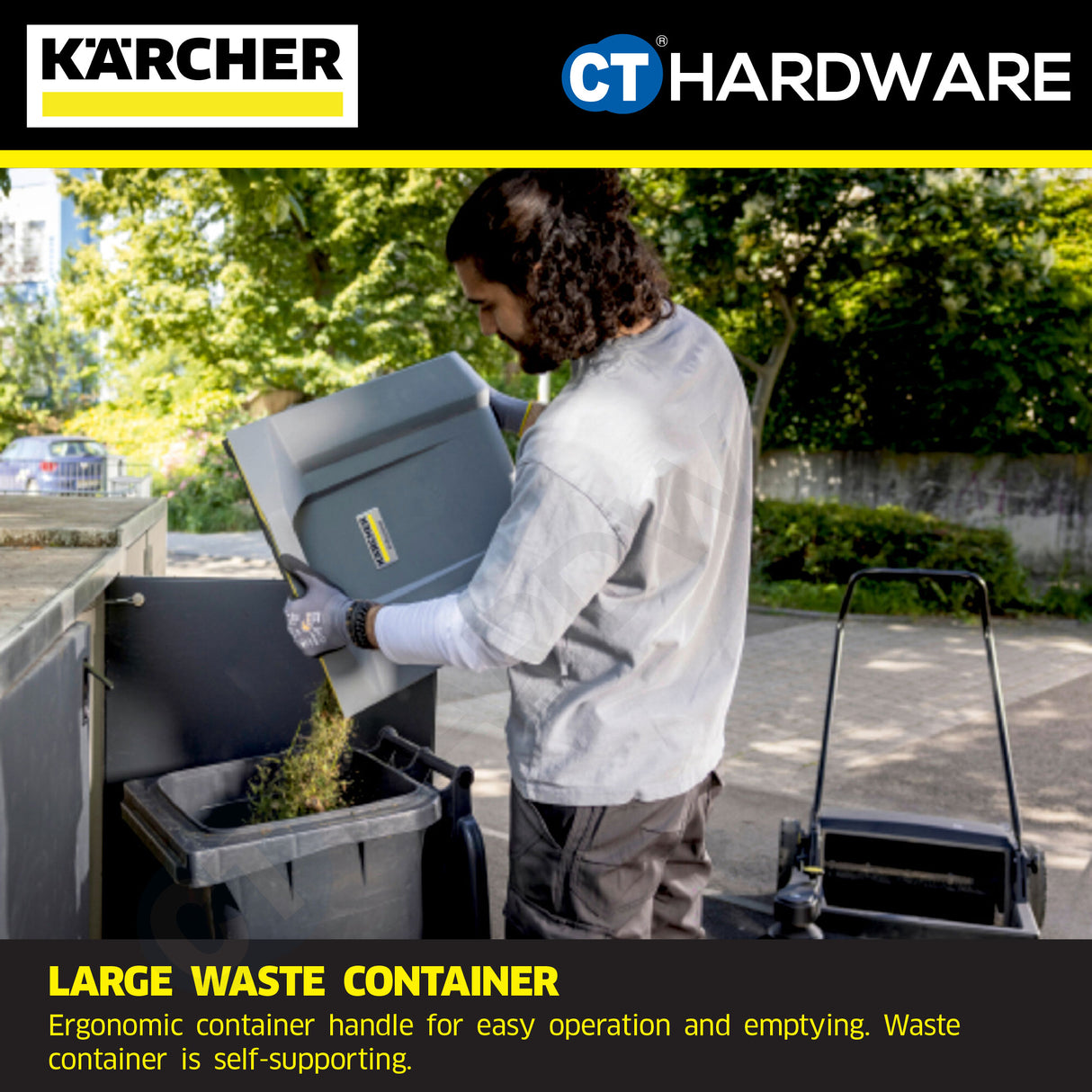 Karcher KM 70/15 C Professional Walk-Behind Sweeper [KM7015C | 15171510]