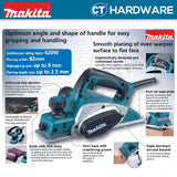 MAKITA KP0800X 82MM (3-1/4") POWER PLANER