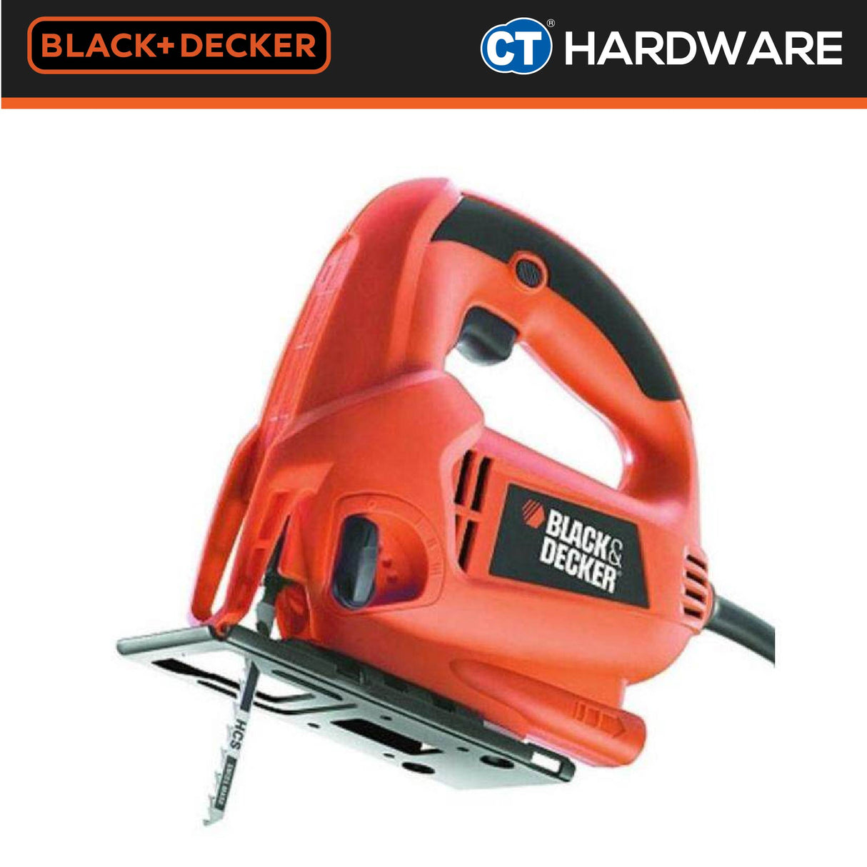 Black+Decker KS600E-B1 Variable Speed Jigsaw 450W