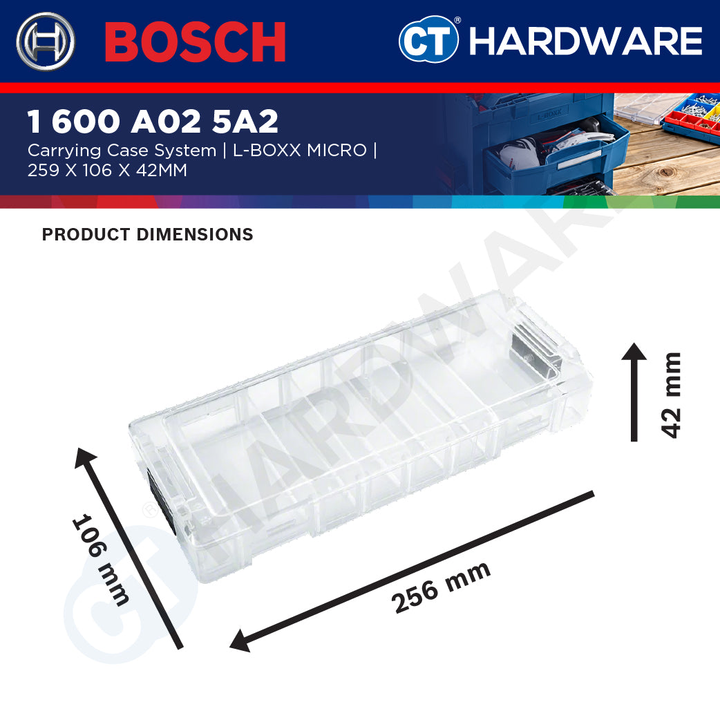 Bosch PRO L-BOXX Micro Small Parts Case [1600A025A2]