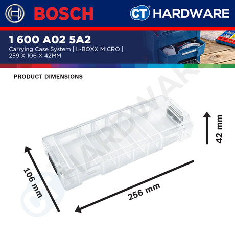 Bosch PRO L-BOXX Micro Small Parts Case [1600A025A2]