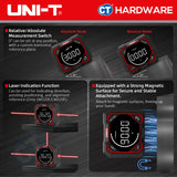 UNI-T LM320E Digital Angle Meter 2-Line Laser 4 x 90° ±0.2°