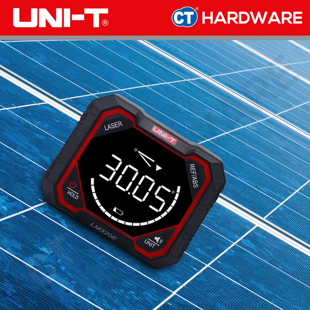 UNI-T LM320E Digital Angle Meter 2-Line Laser 4 x 90° ±0.2°