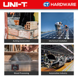 UNI-T LM320E Digital Angle Meter 2-Line Laser 4 x 90° ±0.2°