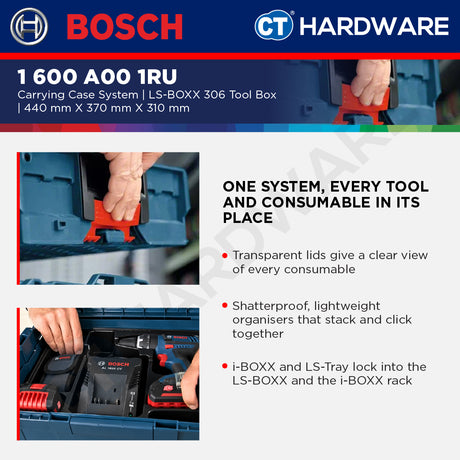 Bosch PRO LS-BOXX 306 Tool Storage Box [1600A001RU]