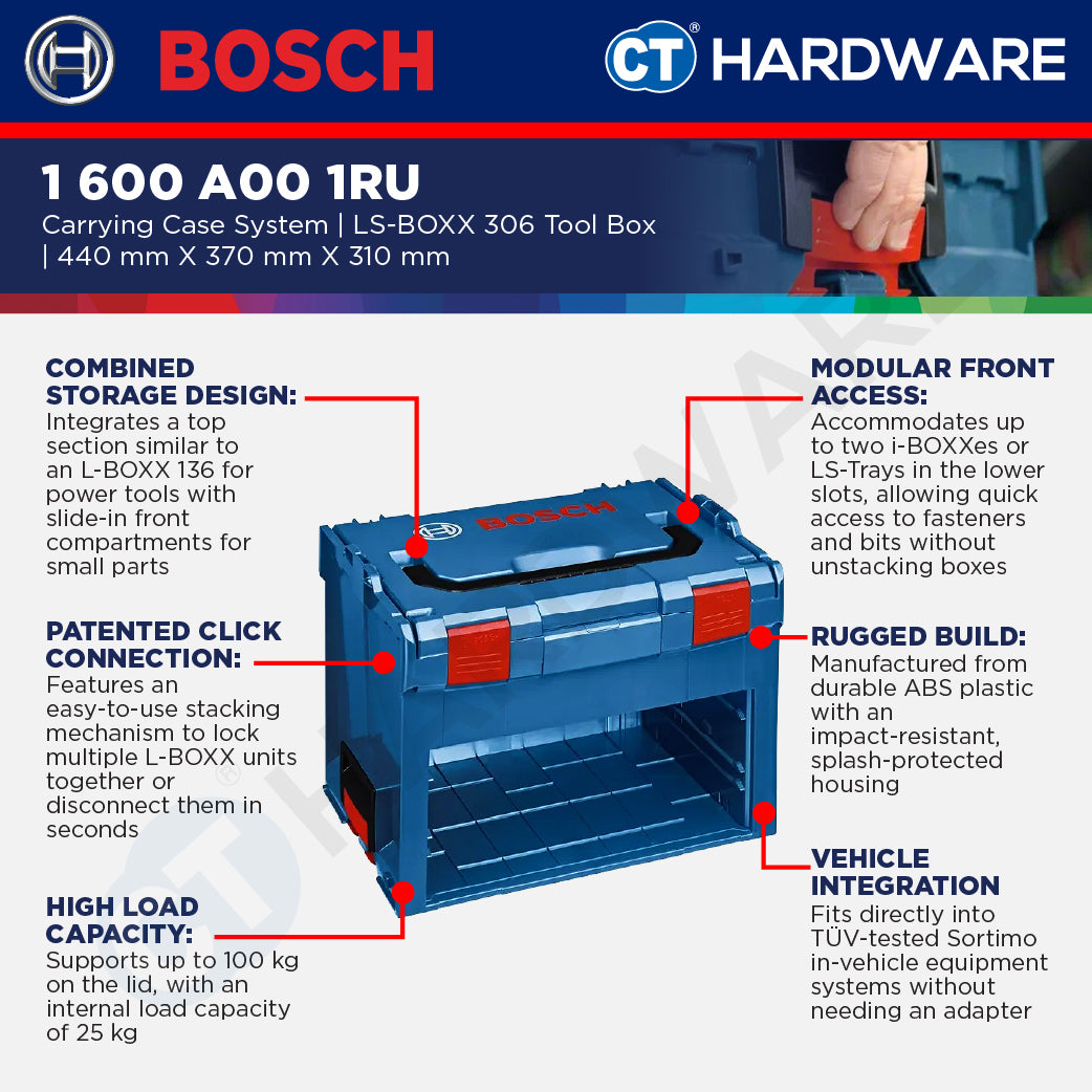 Bosch PRO LS-BOXX 306 Tool Storage Box [1600A001RU]