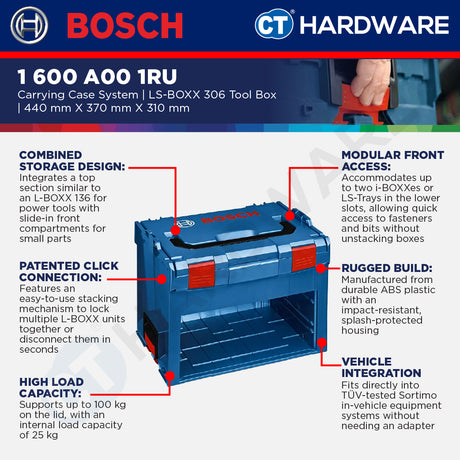 Bosch PRO LS-BOXX 306 Tool Storage Box [1600A001RU]