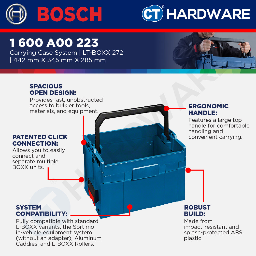 Bosch PRO LT-BOXX 272 Open Tool Box [1600A00223]