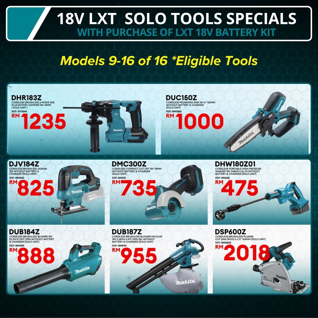 Makita LXT 18V Battery and Rapid Charger Kit With Tool Bag