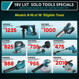 Makita LXT 18V Battery and Rapid Charger Kit With Tool Bag