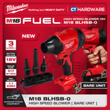 Milwaukee M18 BLHSB-0, High Speed Blower 18V, BARE UNIT, 1x 5.0AH Battery Pack & Charger
