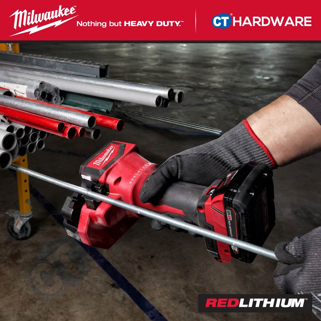 Milwaukee M18 BLTRC-0C M18™ Brushless Threaded Rod Cutter Kit 18V Heavy Duty Mesin Potong Besi Rod [ Promo Combo ]