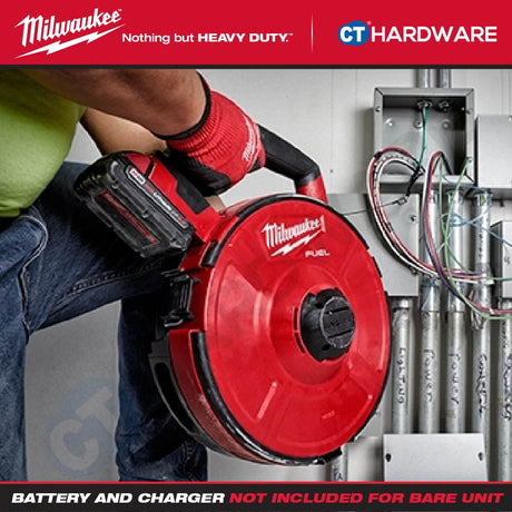 Milwaukee M18FPFT-0 M18 FUEL Powered Fish Tape Base [ Bare Unit ] without Battery and Charger