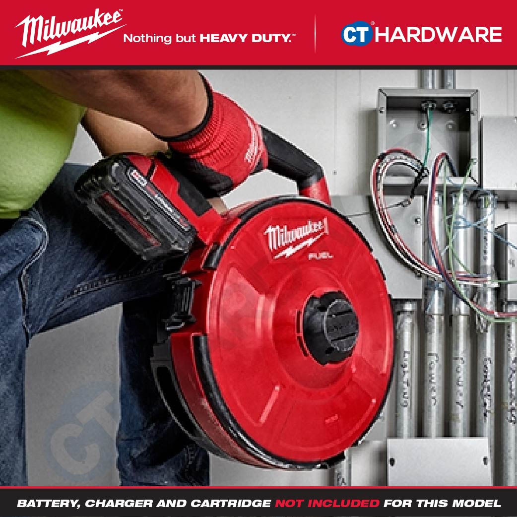 Milwaukee M18FPFT-0 M18 FUEL Powered Fish Tape Base Only [ Bare Unit ] without Battery, Charger and Cartridge