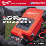 Milwaukee M18 JS2000-0 Jump Starter 18V, Portable Car Jumper Starter