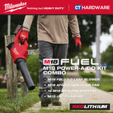Milwaukee M18 POWER-A-GO KIT Combo, M18 FBLG3-0 Gen III Blower, M18 AFG2-0 Gen II Air Fan | Battery & Charger