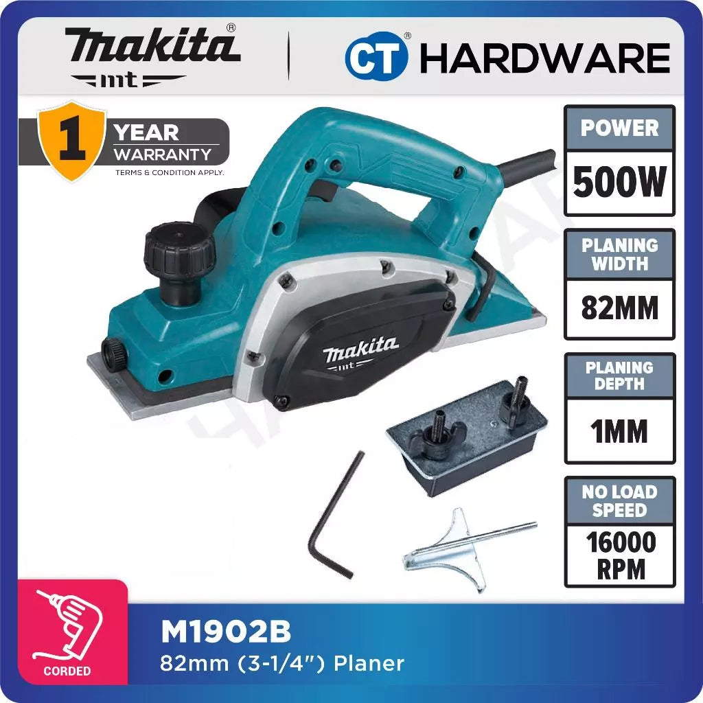 Makita-MT M1902B 82mm Planer (MT Series)