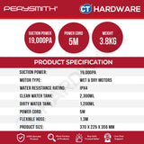 PerySmith M2 II CleanPro Spot Cleaner 600W 19,000Pa