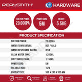 PerySmith M2 Pro Max Steam Spot Cleaner 2000W 20,000Pa