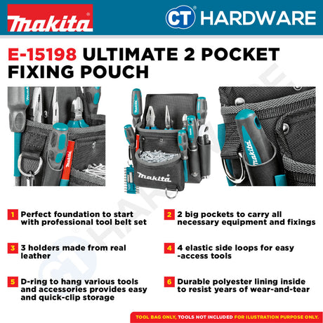Makita E-15198 | E-15316 | E-15279 | E-15154 | E-15263 | E-15176 Pouches And Holders For Tools & Accessories