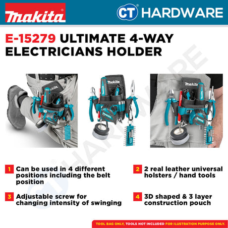 Makita E-15198 | E-15316 | E-15279 | E-15154 | E-15263 | E-15176 Pouches And Holders For Tools & Accessories