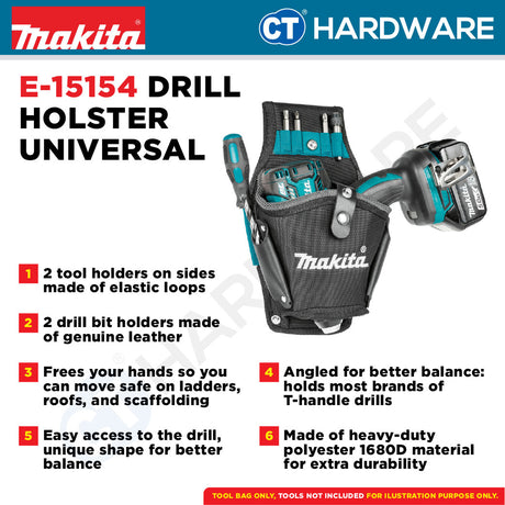 Makita E-15198 | E-15316 | E-15279 | E-15154 | E-15263 | E-15176 Pouches And Holders For Tools & Accessories