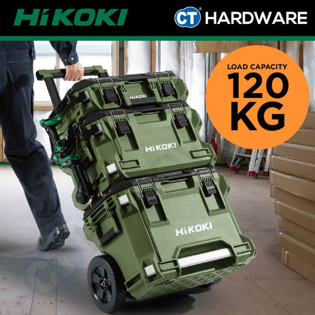 Hikoki MC0003 Trolley Tool Box Set | M, L Carry Box Size