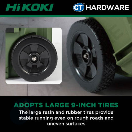 Hikoki MC0003 Trolley Tool Box Set | M, L Carry Box Size