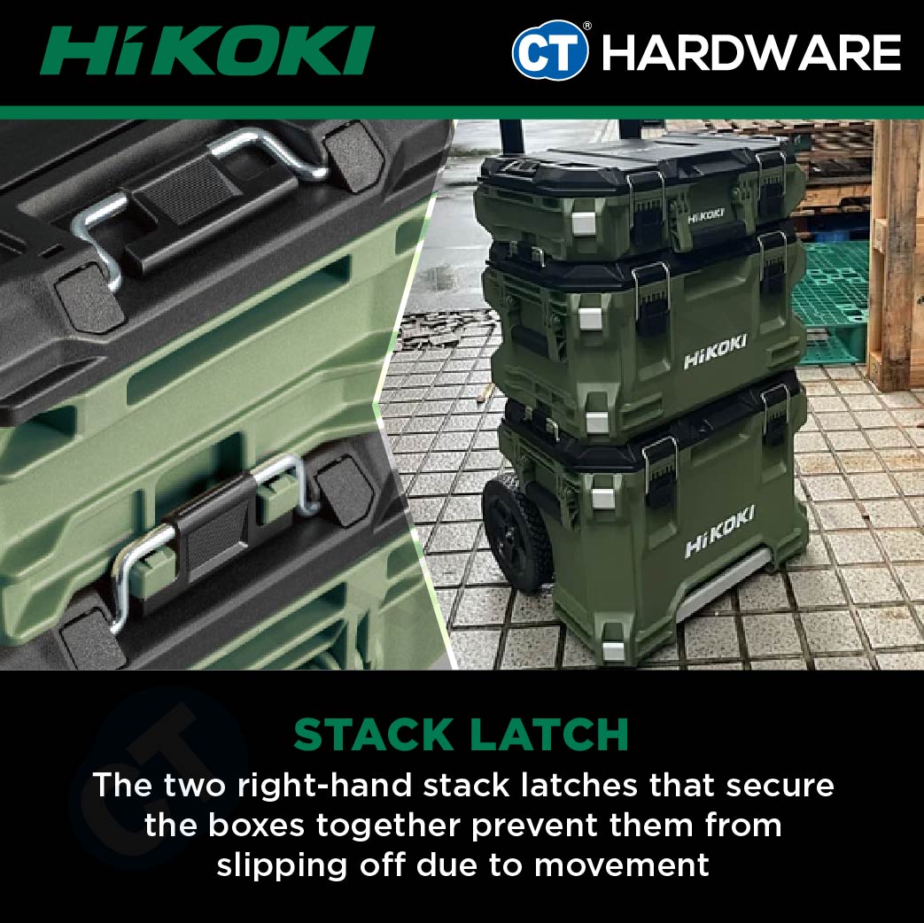 Hikoki MC0003 Trolley Tool Box Set | M, L Carry Box Size
