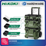 Hikoki MC0003 Trolley Tool Box Set | M, L Carry Box Size