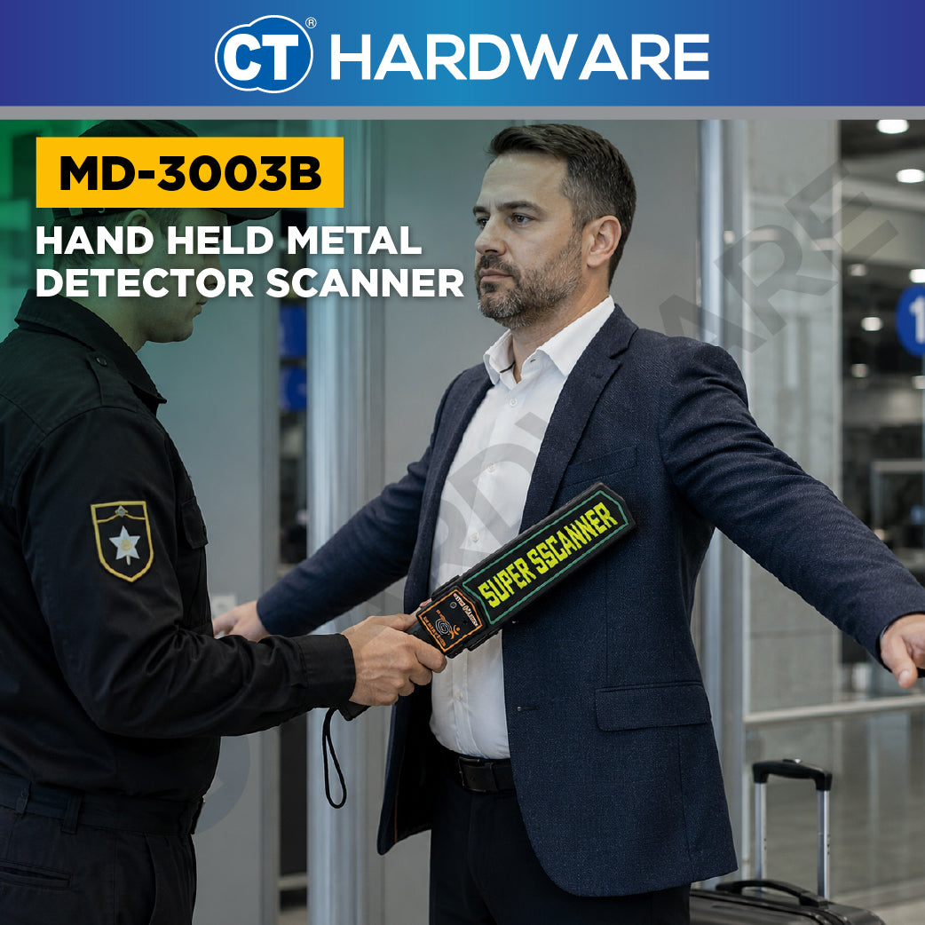 MD-3003B Handheld Metal Detector Scanner High Sensitivity Sound LED Vibration