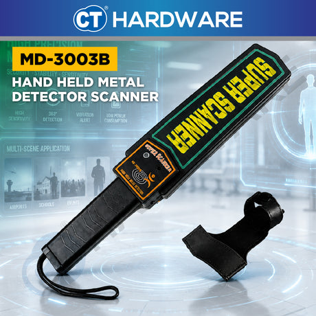 MD-3003B Handheld Metal Detector Scanner High Sensitivity Sound LED Vibration