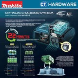 Makita MKP1RT181 Makpac Power Source Kit 18V (Include 1x 5.0 Ah Battery & 1x Charger) [197801-6]